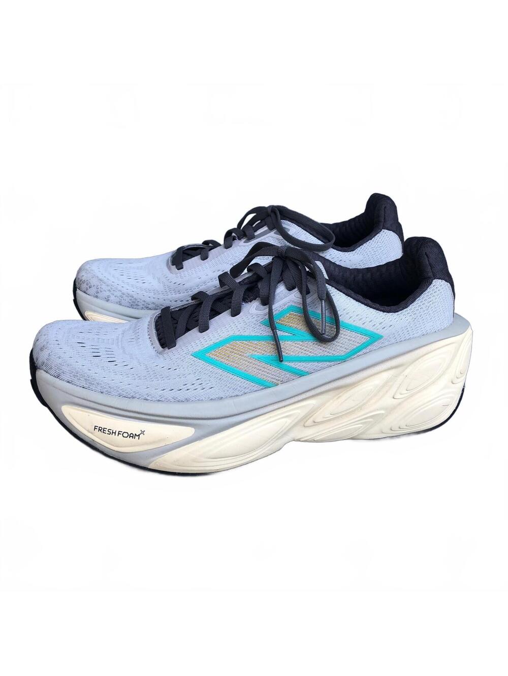 New Balance Fresh Foam X More v5 Running Shoes Size 9.5 Men 11 W Brighton Grey